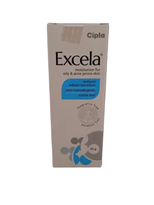 EXCELA (MOISTURISER FOR OILY AND ACNE PRONE SKIN) - 1 BOTTLE OF 50g