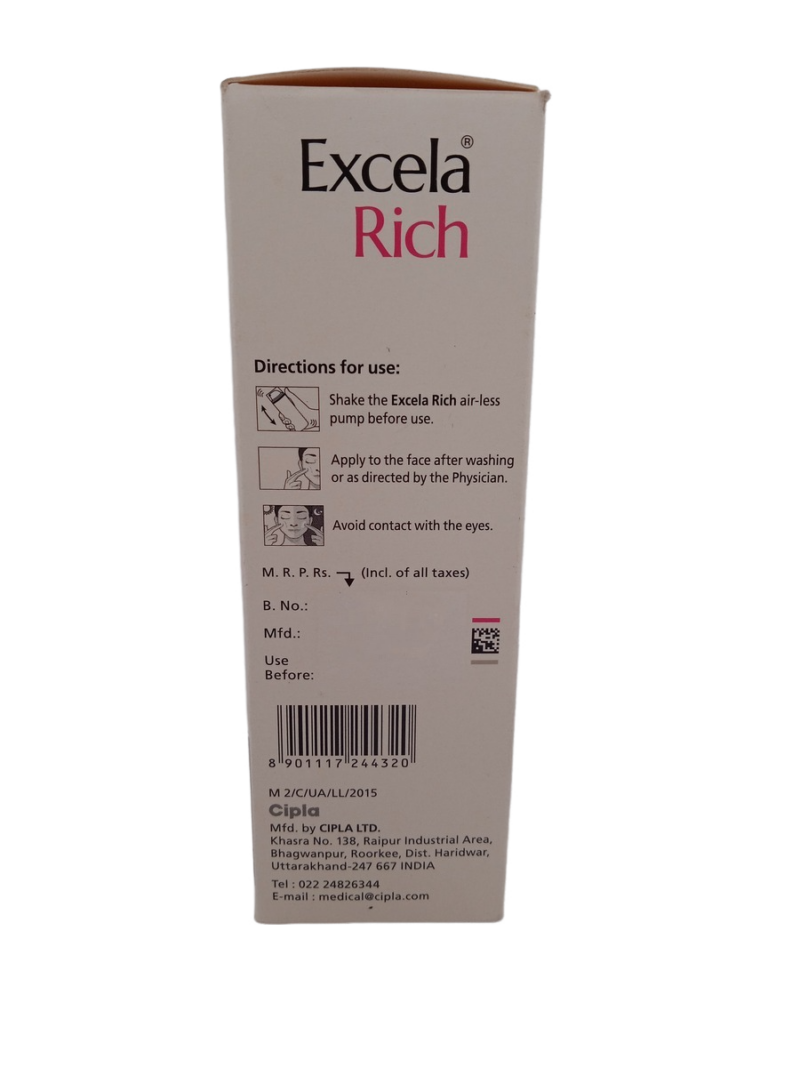 EXCELA RICH (FACIAL HYDRATING LOTION) - 1 BOTTLE OF 50g - Image 3