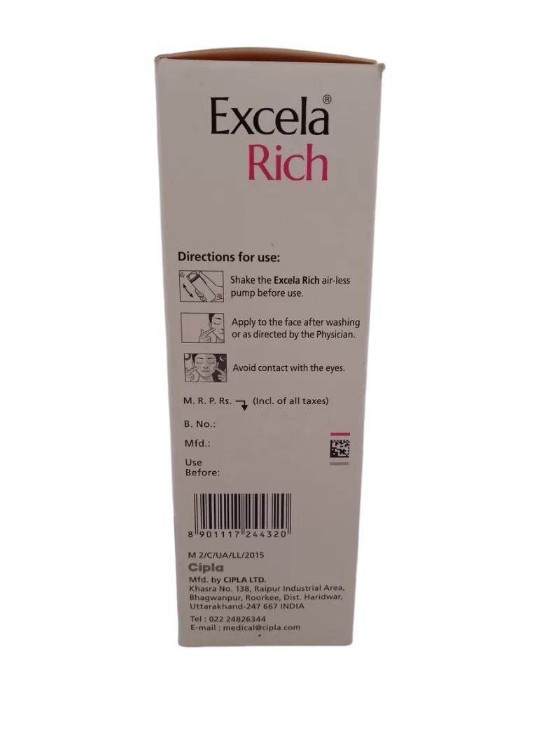 EXCELA RICH (FACIAL HYDRATING LOTION) - 1 BOTTLE OF 50g - Image 3