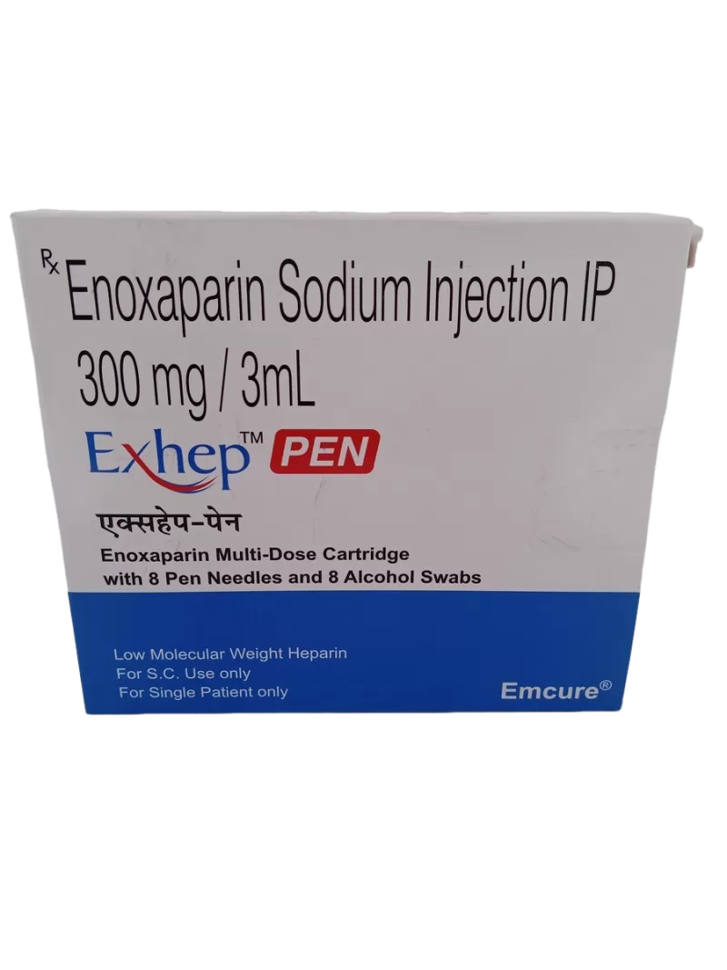 EXHEP PEN - 1 PEN WITH 8 PEN NEEDLES AND 8 ALCOHOL SWABS