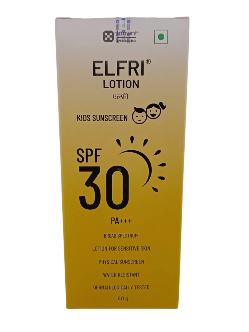 ELFRI LOTION KIDS SUNSCREEN - 1 TUBE OF 60gm