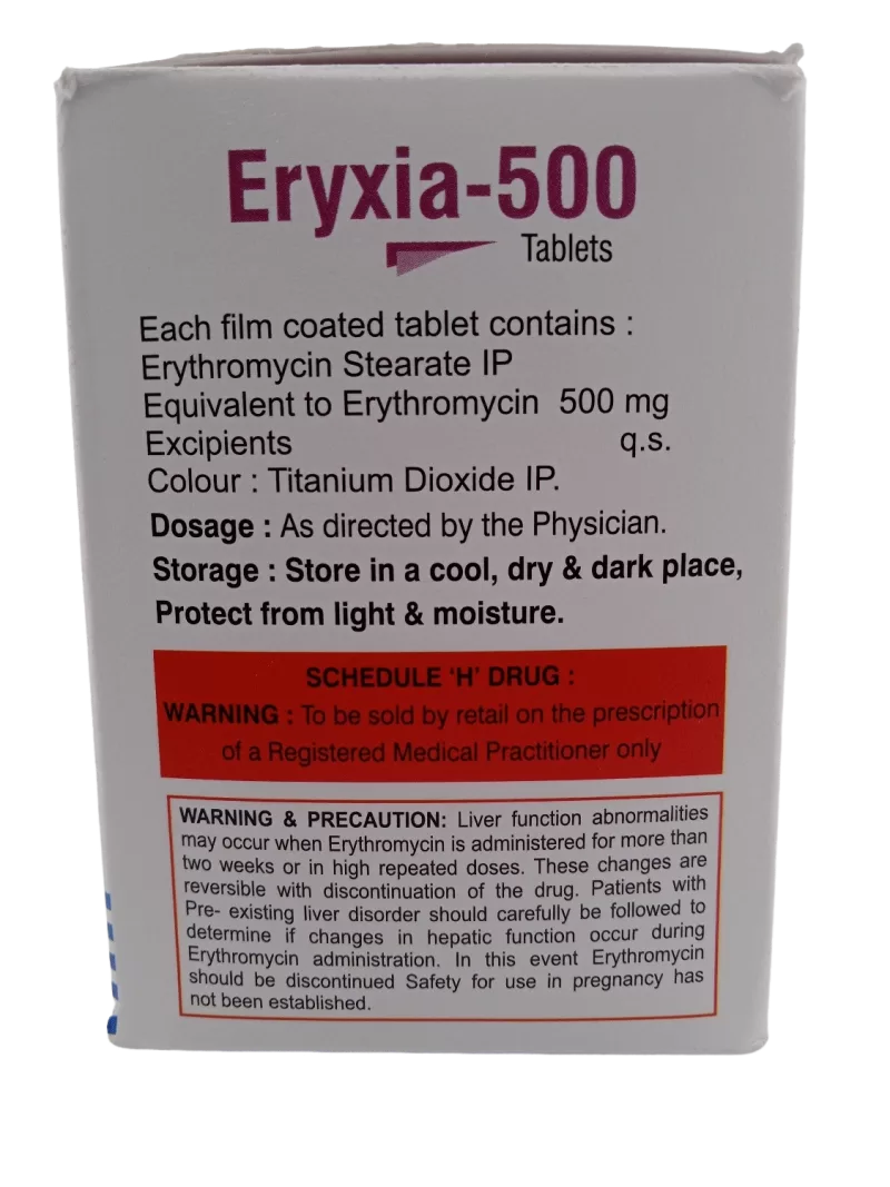 ERYXIA 500MG - 10 TABLETS - Image 4