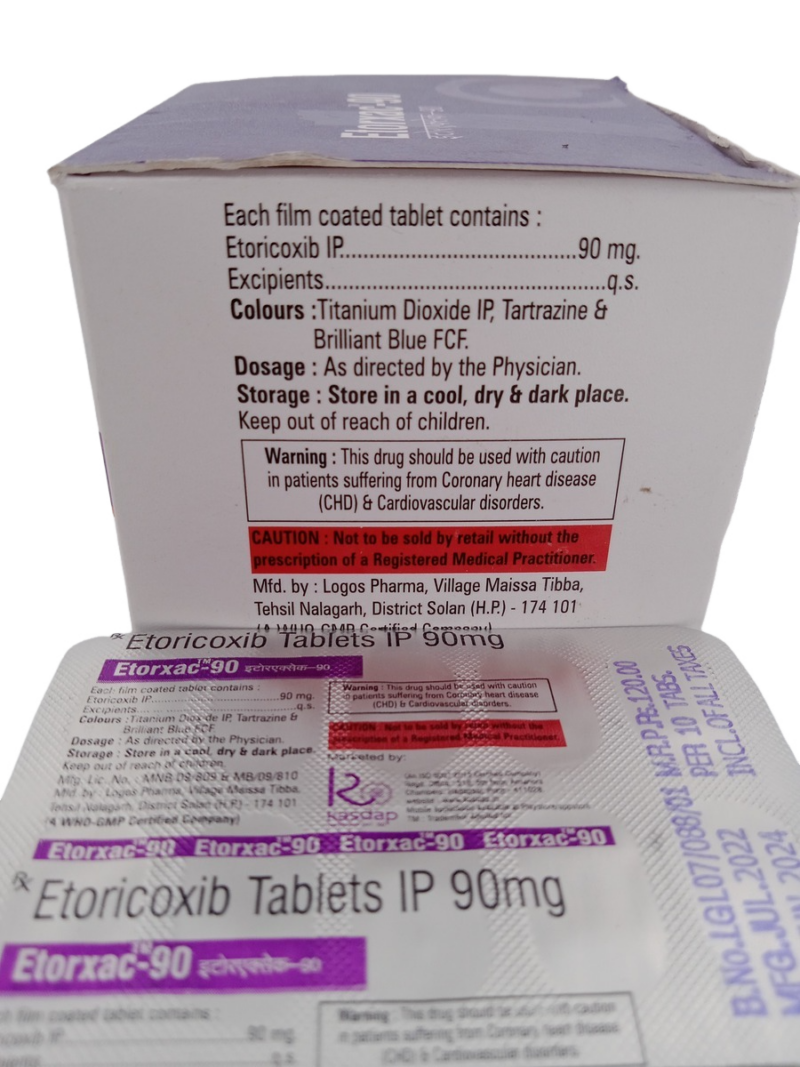 ETORXAC 90 MG - 10 TABLET - Image 4