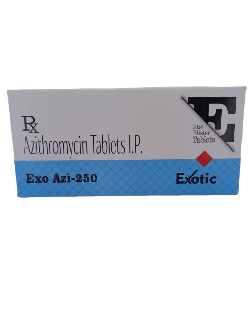 EXO AZI 250 MG - 6 TABLET