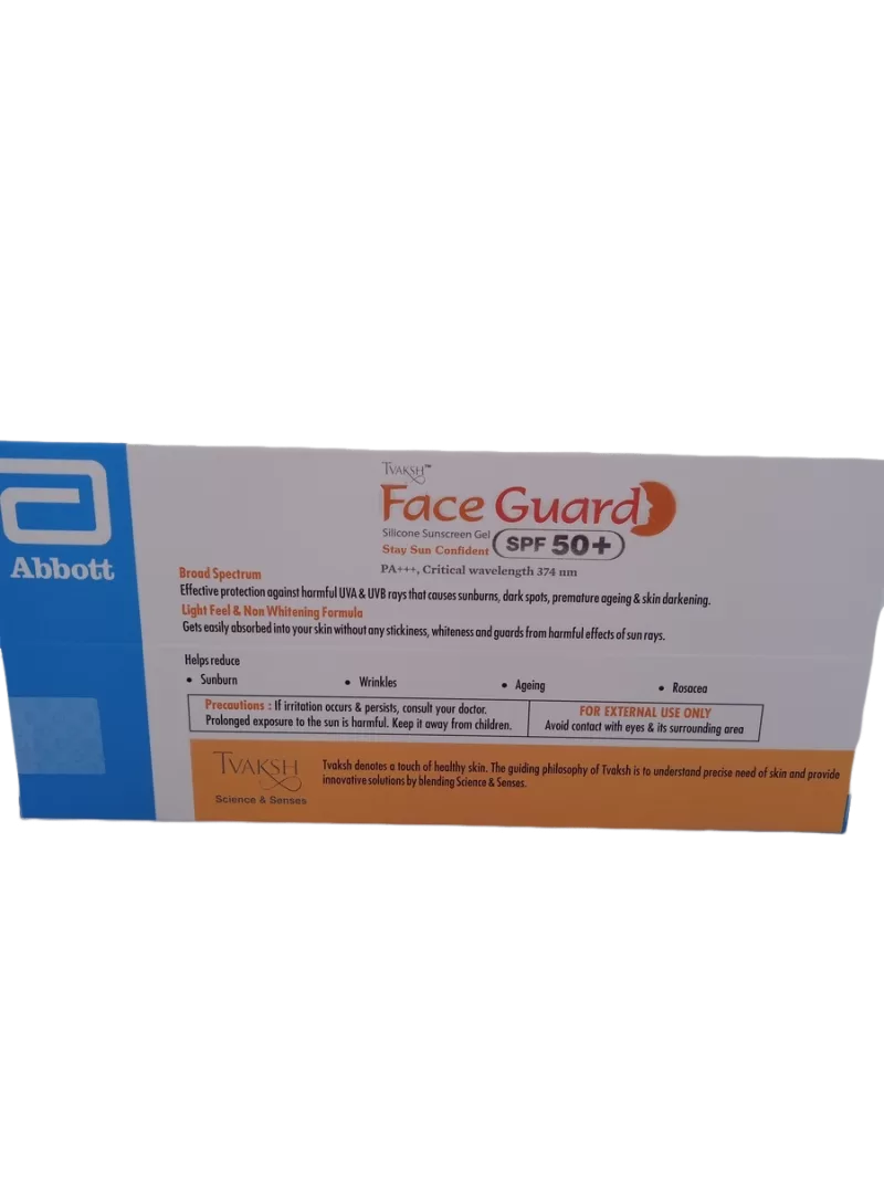 FACE GUARD SILICONE SUNSCREEN GEL - 1 TUBE OF 30g - Image 3
