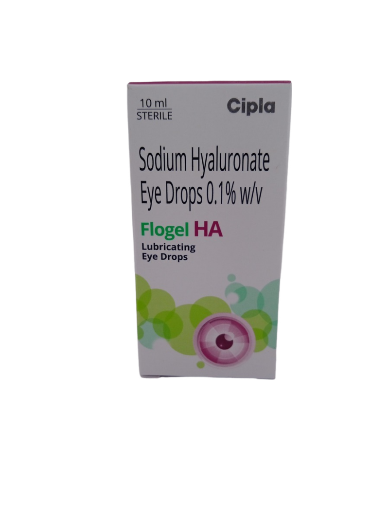 FLOGEL HA EYE DROPS - 1 BOTTLE OF 10ML