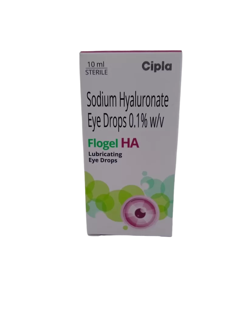 FLOGEL HA EYE DROPS - 1 BOTTLE OF 10ML
