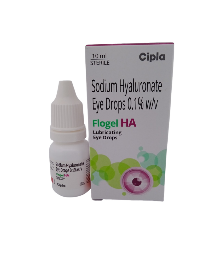 FLOGEL HA EYE DROPS - 1 BOTTLE OF 10ML - Image 2