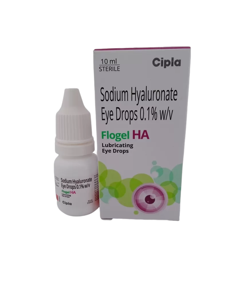 FLOGEL HA EYE DROPS - 1 BOTTLE OF 10ML - Image 2