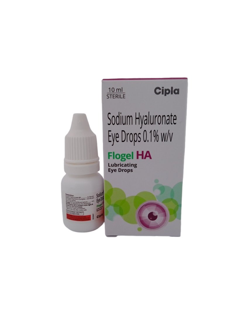 FLOGEL HA EYE DROPS - 1 BOTTLE OF 10ML - Image 3