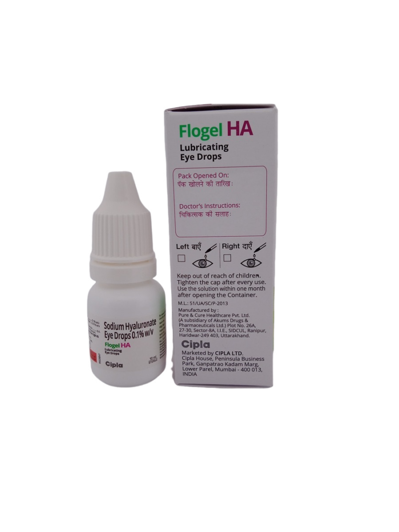 FLOGEL HA EYE DROPS - 1 BOTTLE OF 10ML - Image 4