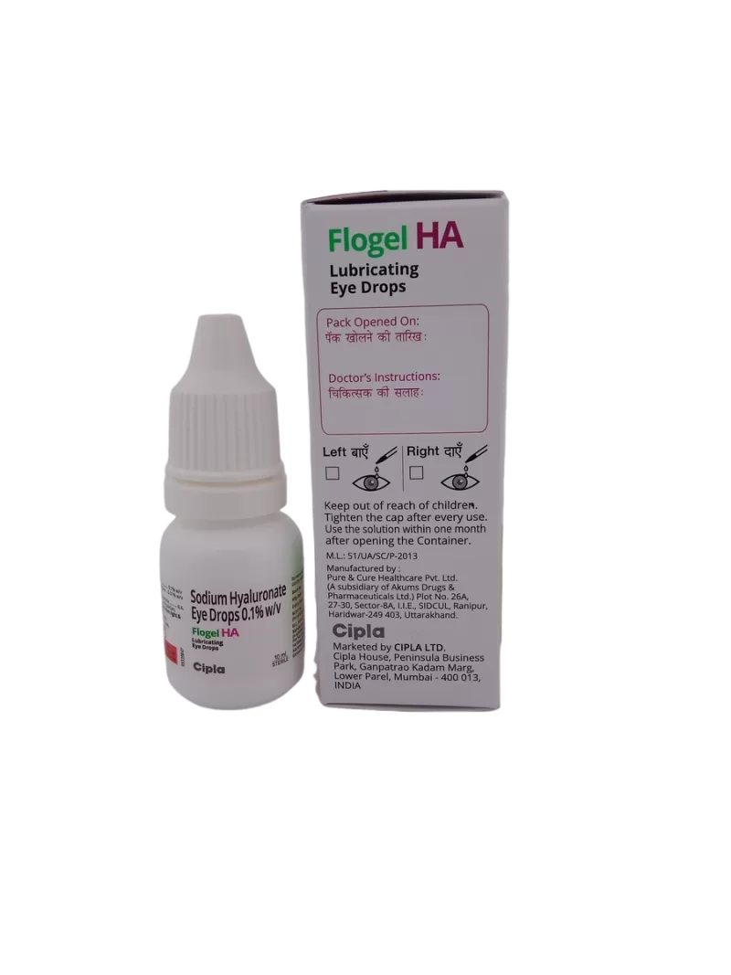 FLOGEL HA EYE DROPS - 1 BOTTLE OF 10ML - Image 4