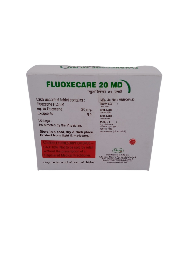 FLUOXECARE 20 MD - 10 TABLETS - Image 4