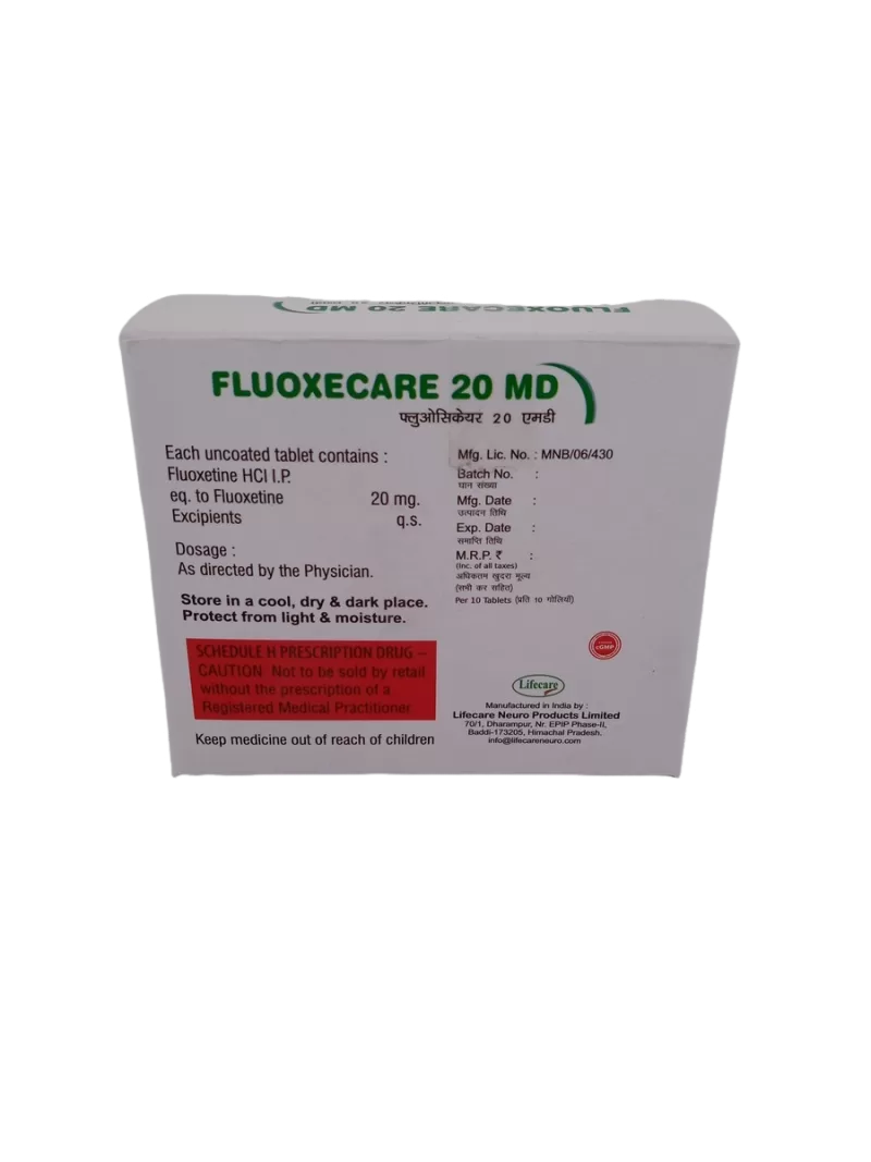 FLUOXECARE 20 MD - 10 TABLETS - Image 4