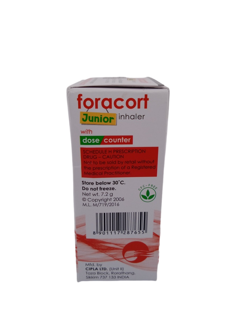 FORACORT JUNIOR - 1 INHALER - Image 2