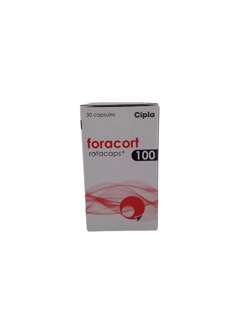 FORACORT ROTACAPS 100 - 1 BOTTLE OF 30