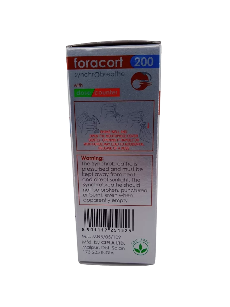 FORACORT 200 SYNCHROBREATHE - 1 INHALER - Image 2