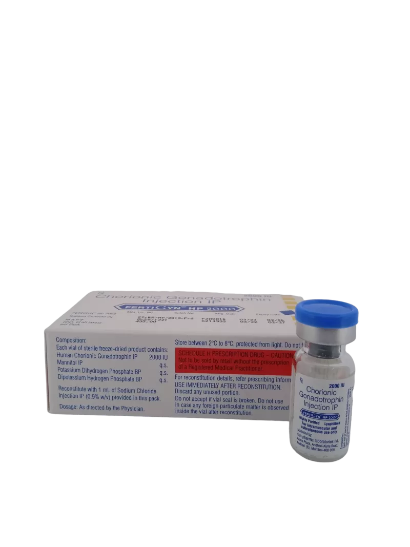FERTIGYN 2000 IU INJECTION - 1 VIAL - Image 3