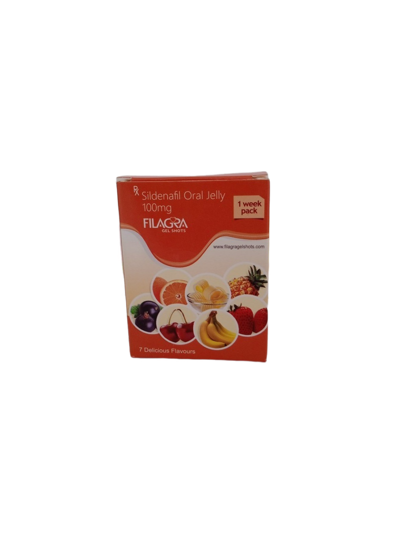 FILAGRA (GEL SHOTS) 100 MG - 7 SACHETS - Image 2
