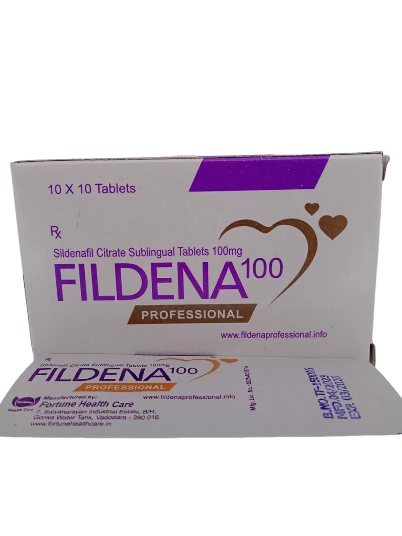 FILDENA PROFESSIONAL 100 MG - 10 TABLETS - Image 3