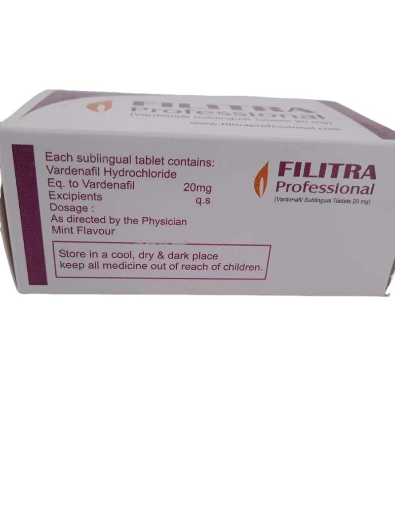 FILITRA PROFESSIONAL 20 MG - 10 TABLETS - Image 4