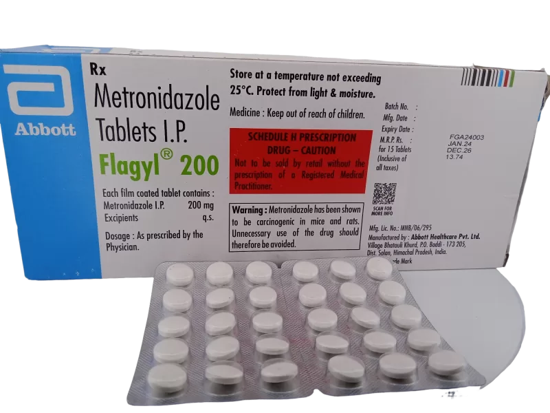 FLAGYL 200 MG - 15 TABLETS - Image 4