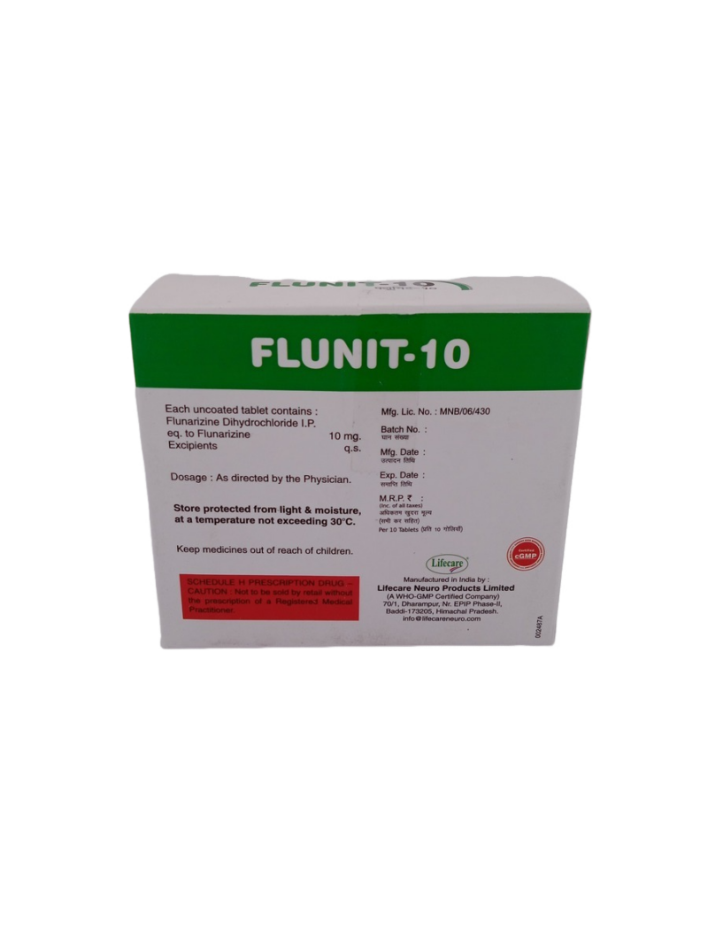 FLUNIT 10 MG - 10 TABLETS - Image 4