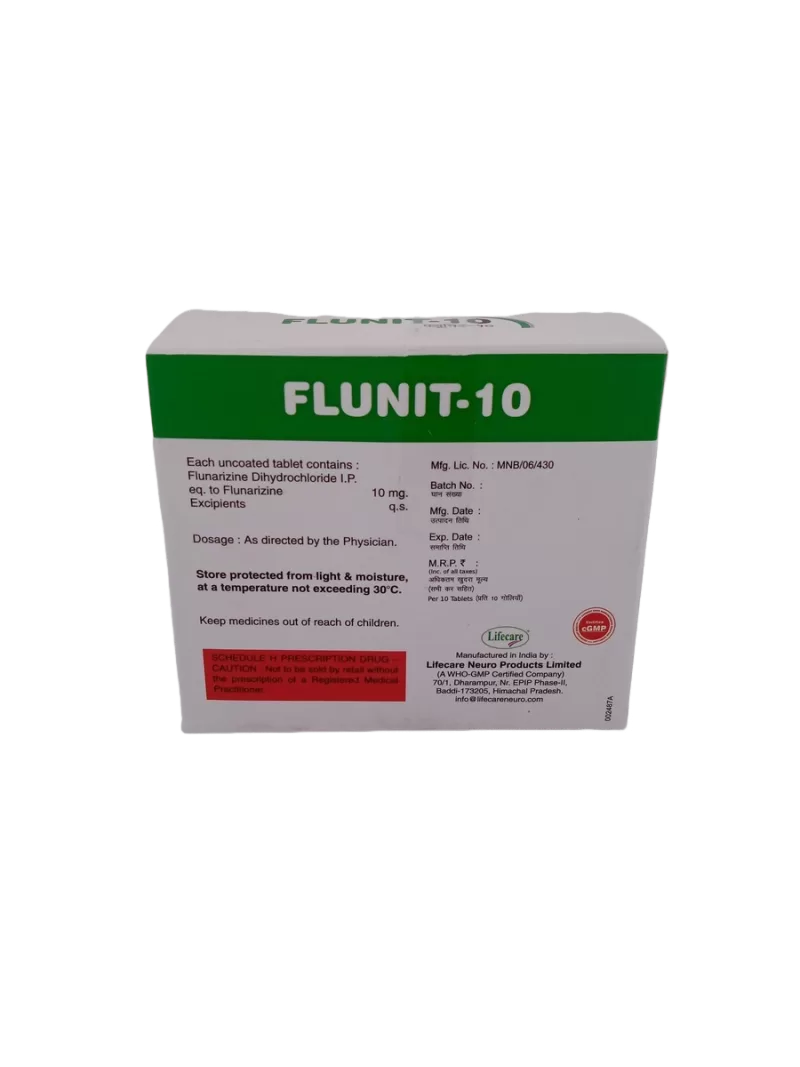 FLUNIT 10 MG - 10 TABLETS - Image 4