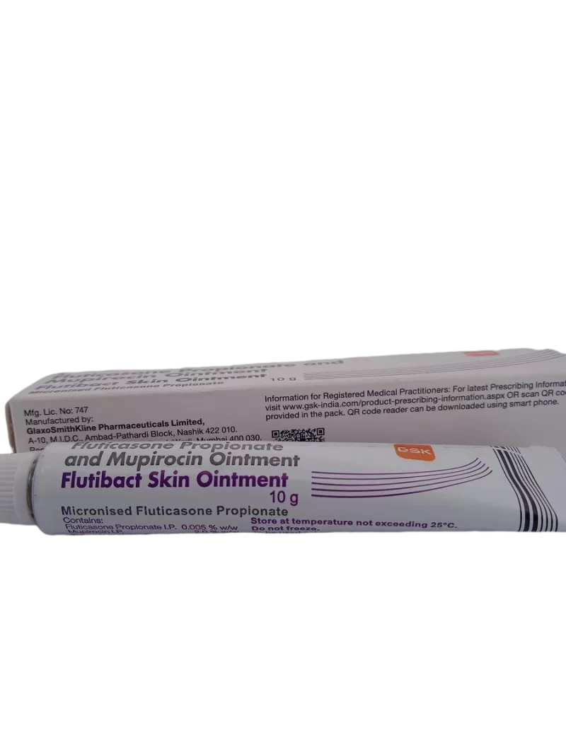 FLUTIBACT SKIN OINTMENT - 1 TUBE OF 10GM - Image 3