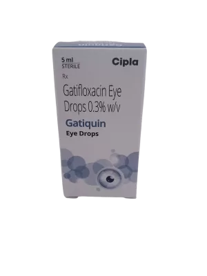 GATIQUIN EYE DROPS - 1 BOTTLE OF 5ML
