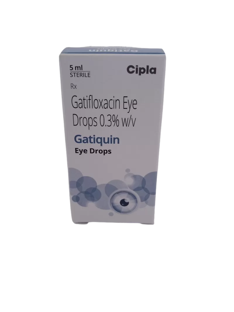 GATIQUIN EYE DROPS - 1 BOTTLE OF 5ML