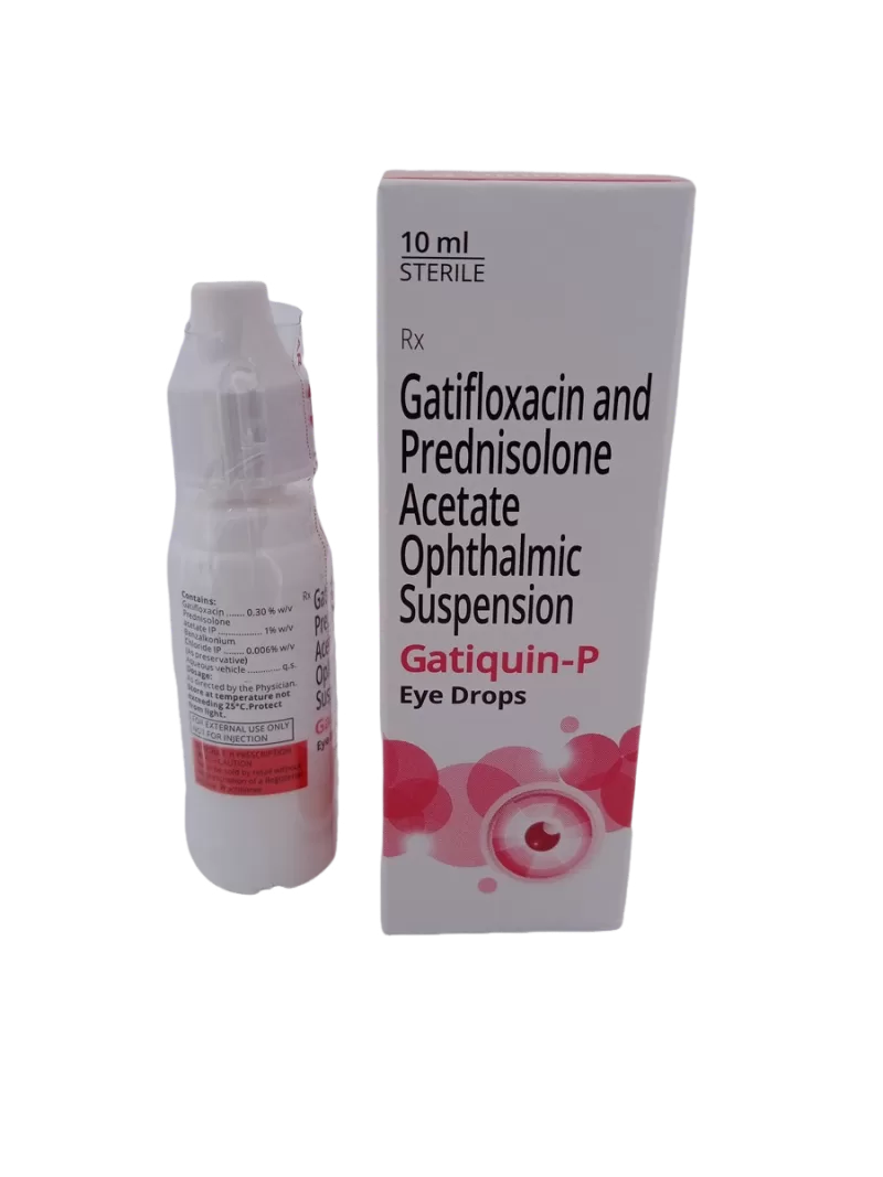 GATIQUIN-P EYE DROPS - 1 BOTTLE OF 10ML - Image 3