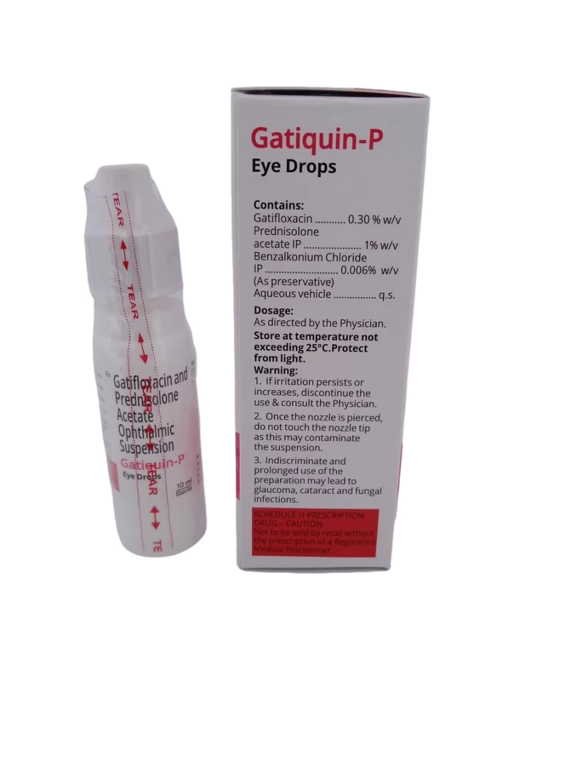 GATIQUIN-P EYE DROPS - 1 BOTTLE OF 10ML - Image 4