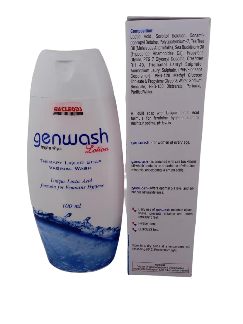 GENWASH LOTION - 1 BOTTLE OF 100ML - Image 4