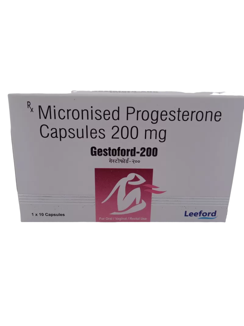 GESTOFORD 200 MG - 10 CAPSULES