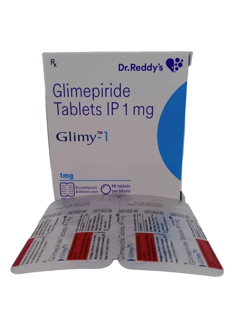 GLIMY 1 MG - 15 TABLETS - Image 3
