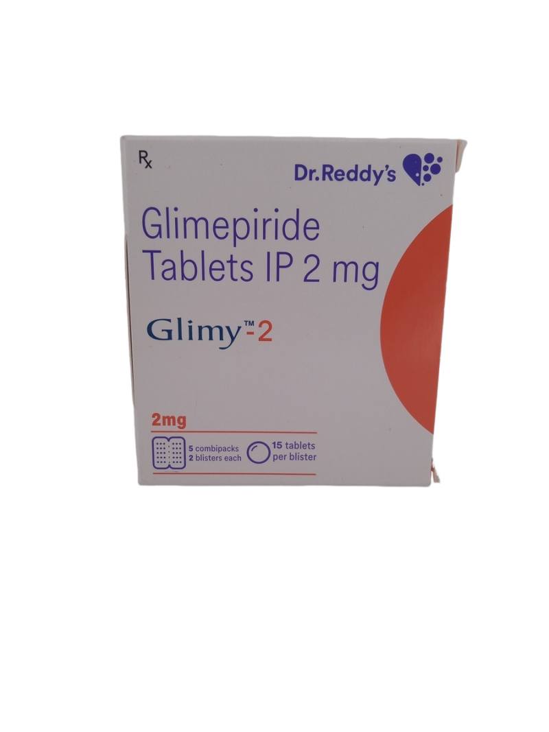 GLIMY 2 MG - 15 TABLETS