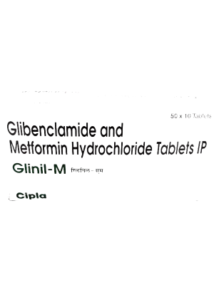 GLINIL-M - 10 TABLETS