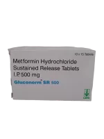 GLUCONORM SR 500 MG - 15 TABLETS