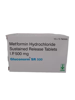 GLUCONORM SR 500 MG - 15 TABLETS