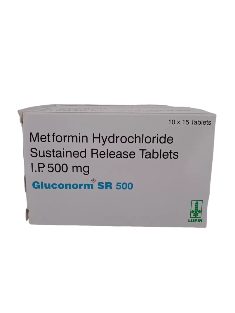 GLUCONORM SR 500 MG - 15 TABLETS