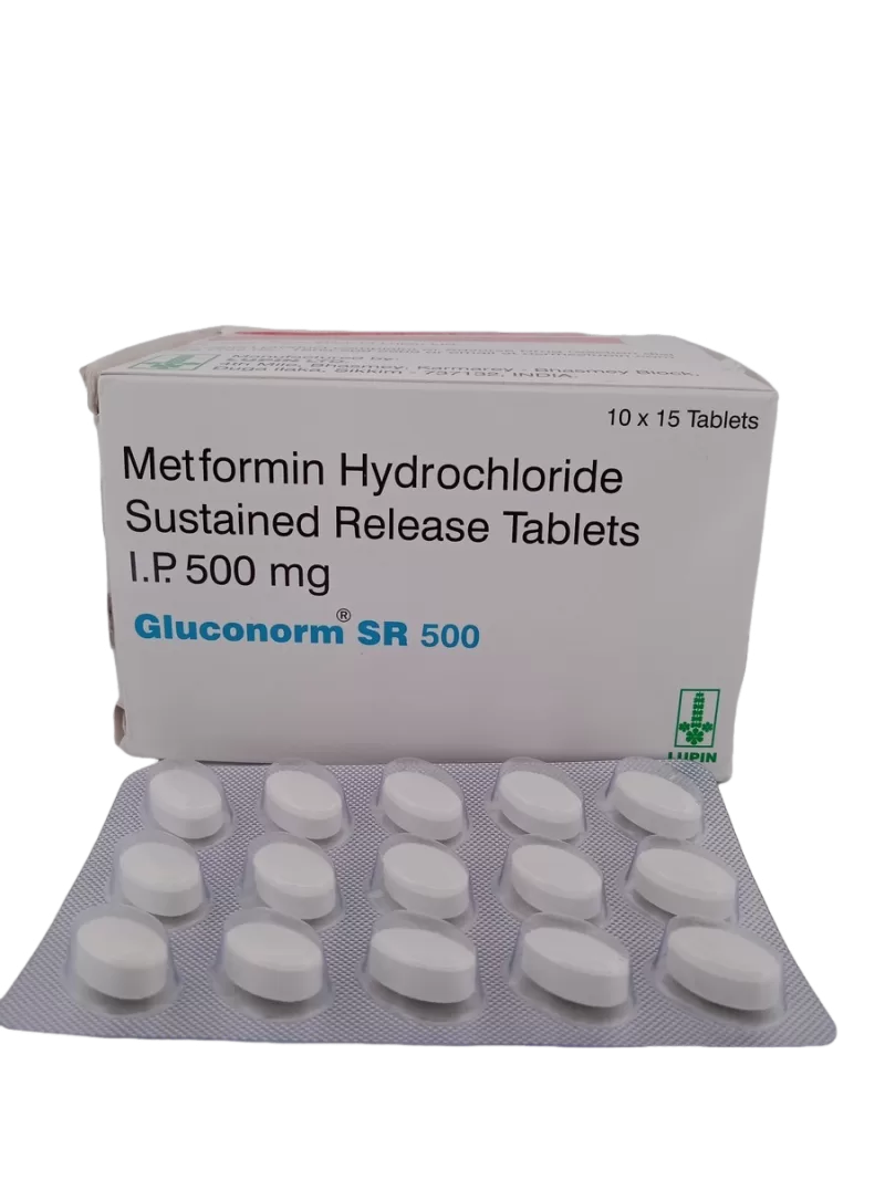 GLUCONORM SR 500 MG - 15 TABLETS - Image 2