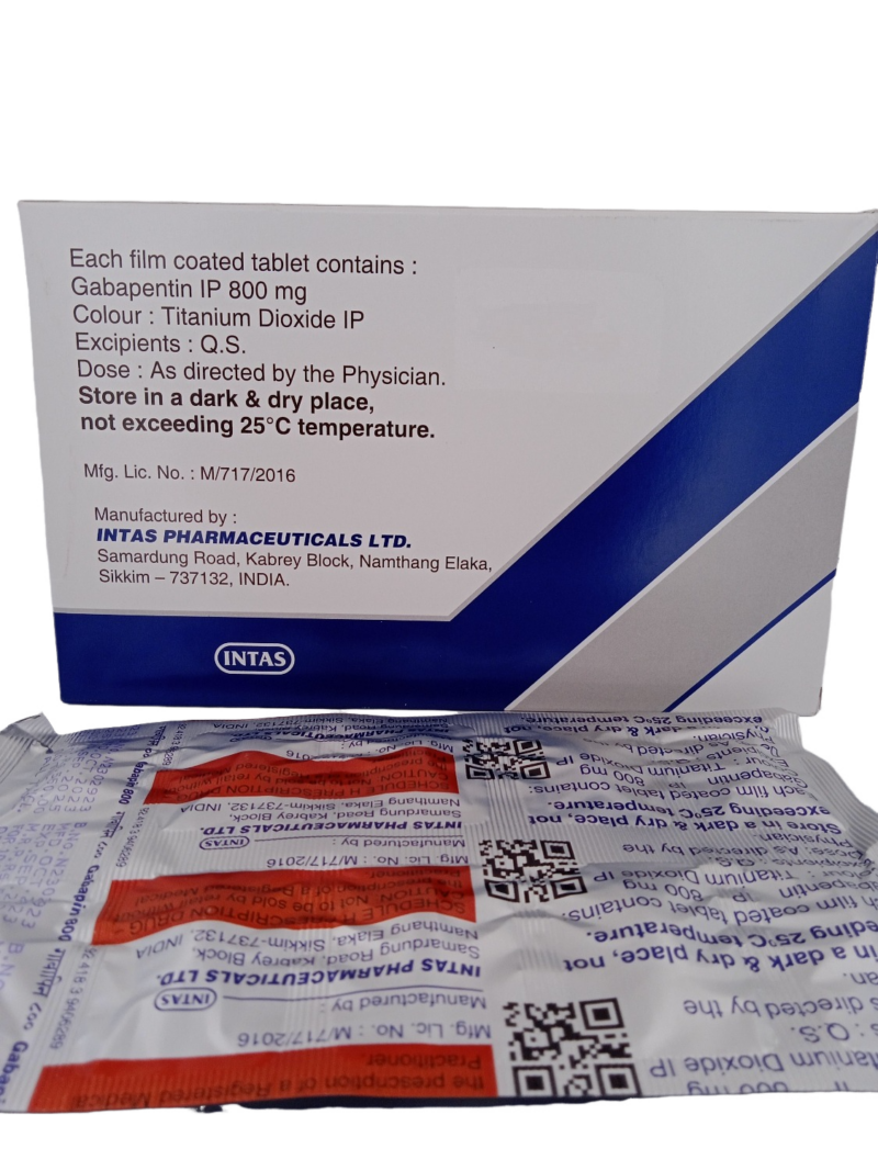 GABAPIN 800MG - 10 TABLETS - Image 4