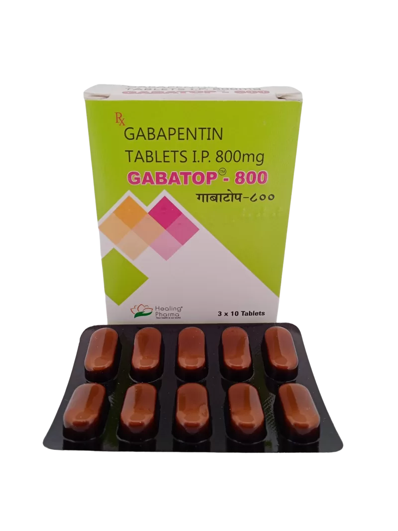 GABATOP 800 MG - 10 TABLETS - Image 2