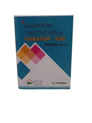 GABATOP 600 MG - 10 TABLETS
