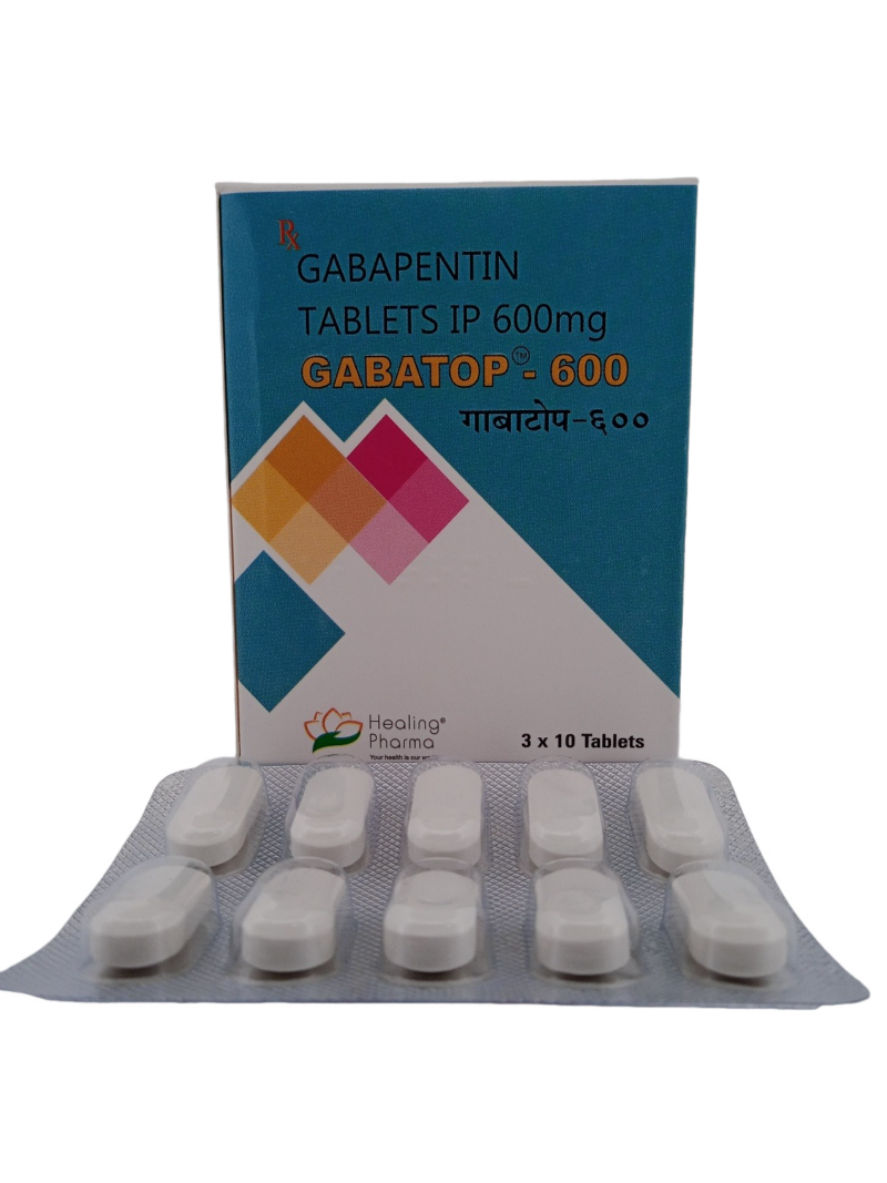 GABATOP 600 MG - 10 TABLETS - Image 2
