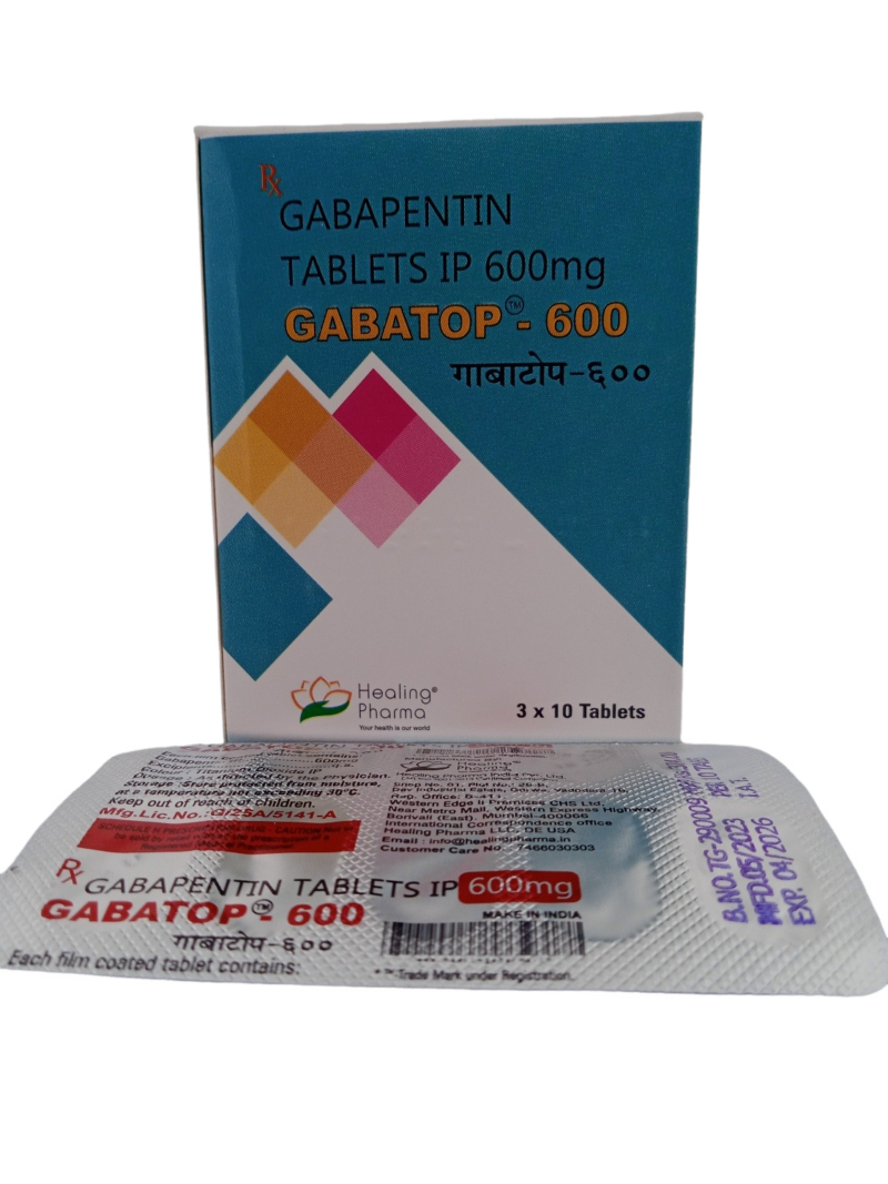 GABATOP 600 MG - 10 TABLETS - Image 3