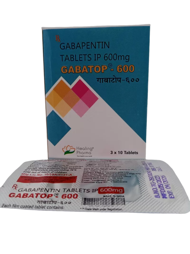 GABATOP 600 MG - 10 TABLETS - Image 3