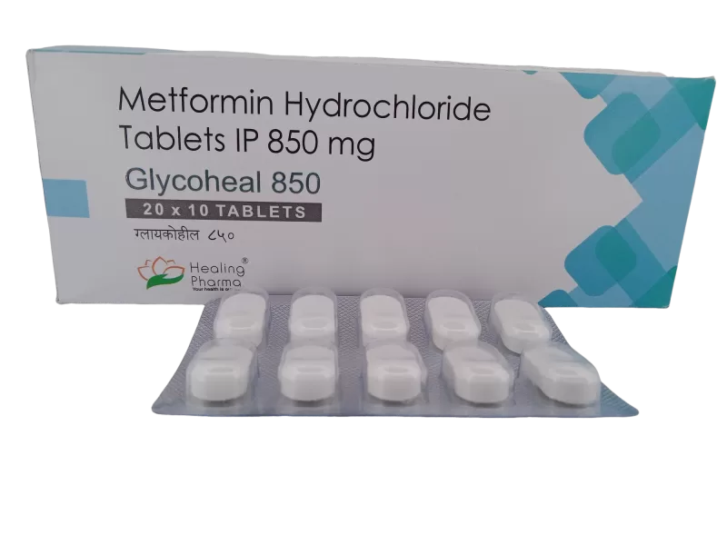 GLYCOHEAL 850 MG - 10 TABLETS - Image 2