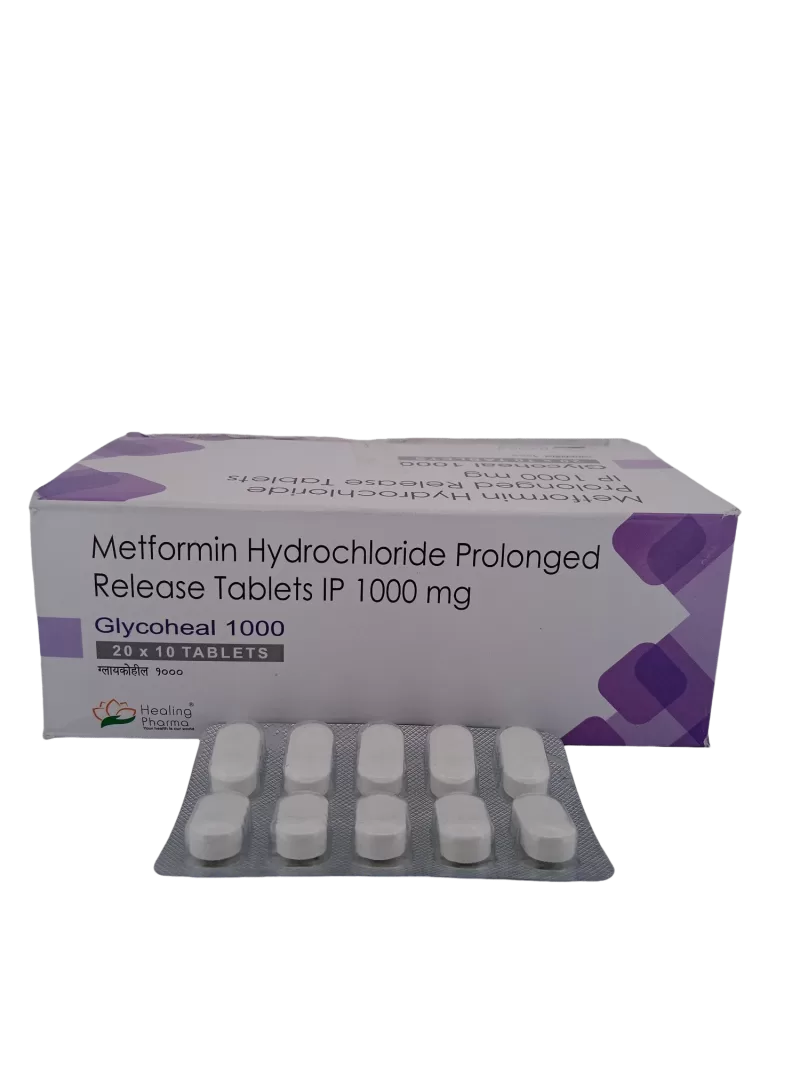 GLYCOHEAL 1000 MG - 10 TABLETS - Image 2